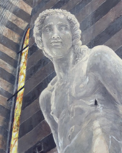 Św. Sebastian z Duomo w Orvieto 50x40 cm 1800.jpg